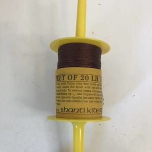 vintage Shanti kite string & spool 500 ft 20 pound New. 1b